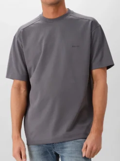 Genti T-shirt Grijs SS