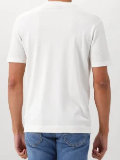 Genti T-shirt Wit Round Neck SS