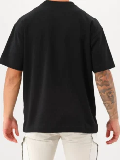 Genti T-Shirt Zwart Oversized Fit