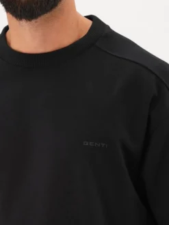 Genti T-Shirt Zwart Oversized Fit