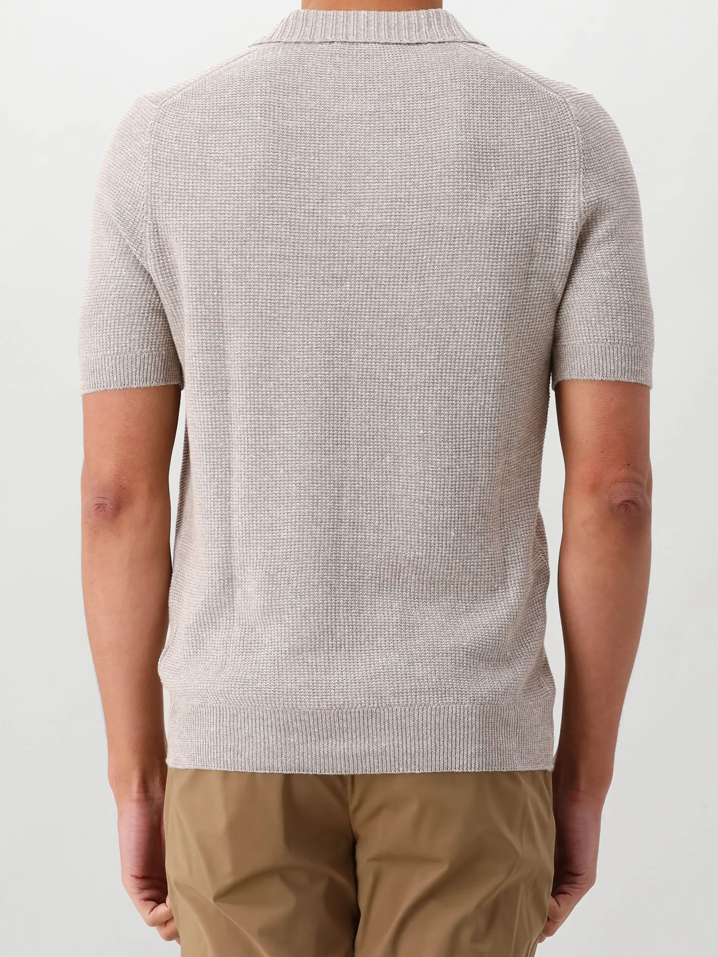 Gran Sasso Gebreide Polo Beige