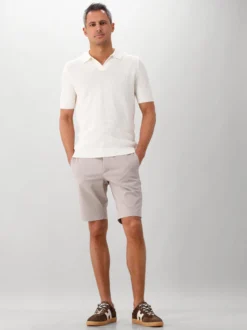 Gran Sasso Gebreide Polo Wit