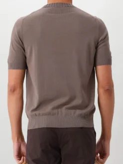 Gran Sasso Gebreid T-shirt Bruin