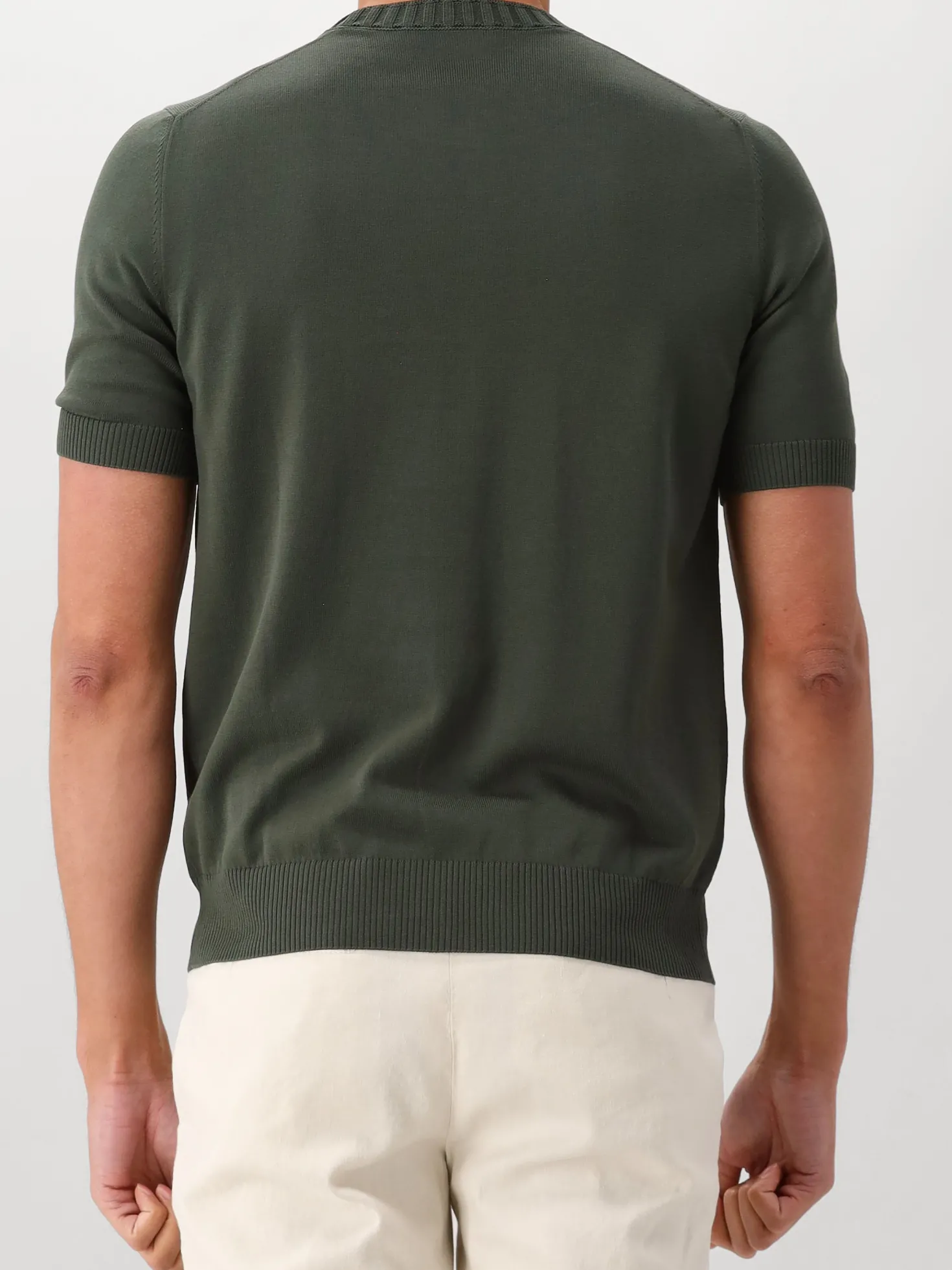 Gran Sasso Gebreid T-shirt Groen