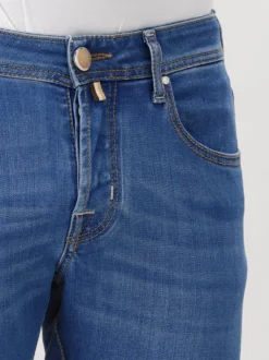 Jacob Cöhen Jeans Blauw Nick Slim 200D