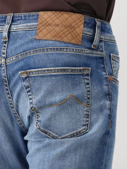 Jacob Cöhen Jeans Blauw Nick Slim 200D