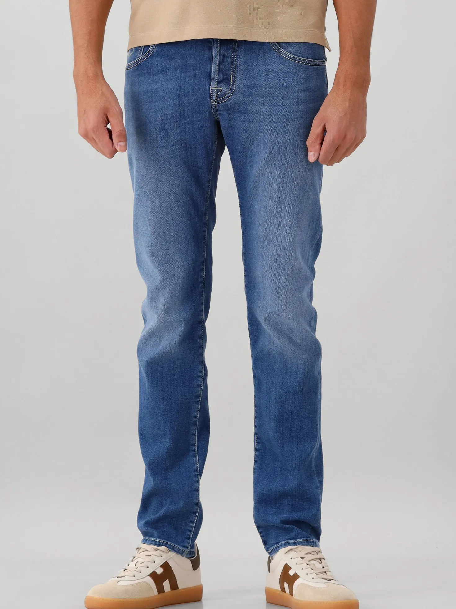 Jacob Cöhen Jeans Blauw Nick Super Slim Fit 200D
