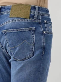 Jacob Cöhen Jeans Blauw Nick Super Slim Fit 200D