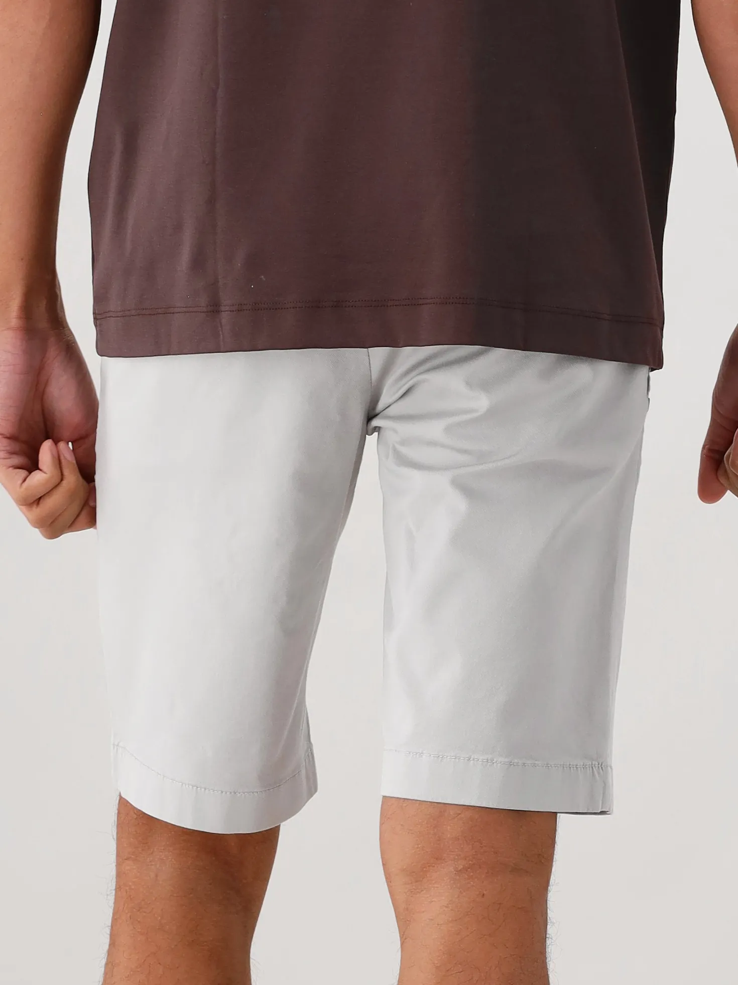 Jacob Cöhen Korte Broek Grijs Bob Slim Fit