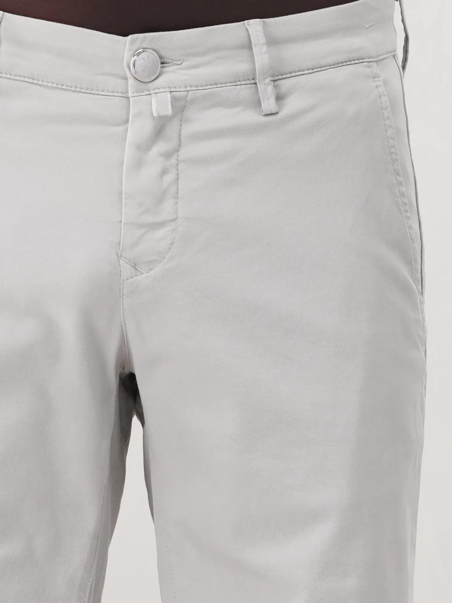 Jacob Cöhen Korte Broek Grijs Bob Slim Fit
