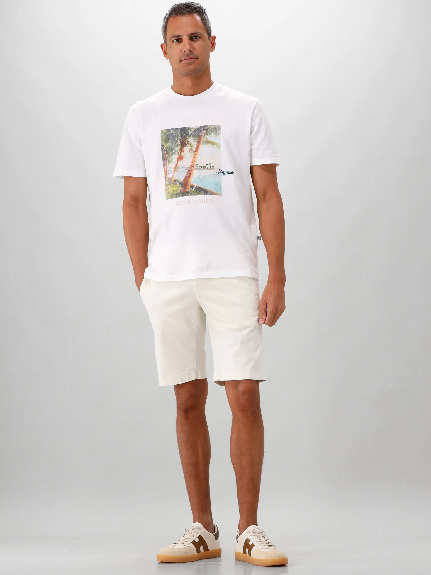 Jacob Cöhen Korte Broek Wit Bob