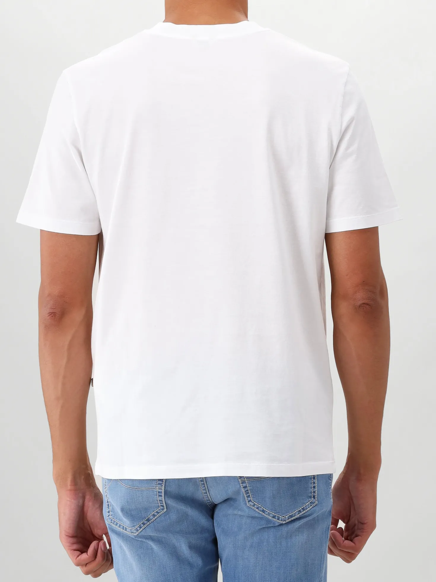 Jacob Cöhen T-Shirt Wit Collo Costina