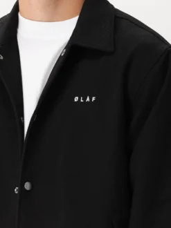 Ølaf Jas Zwart Coach Jacket
