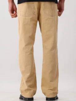 Ølaf Jeans Beige Regular Washed Canvas