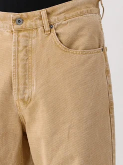 Ølaf Jeans Beige Regular Washed Canvas