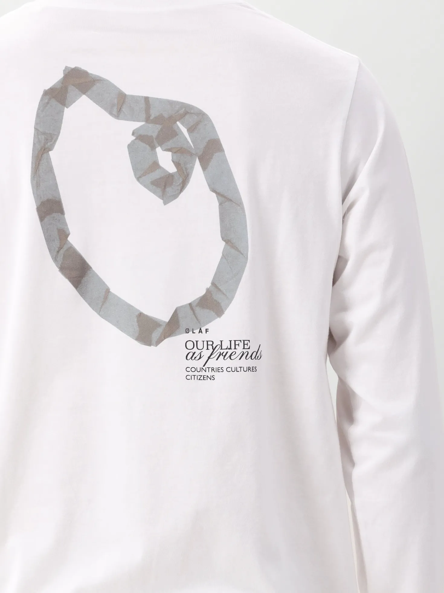 Ølaf Longsleeve Wit Tape Palette
