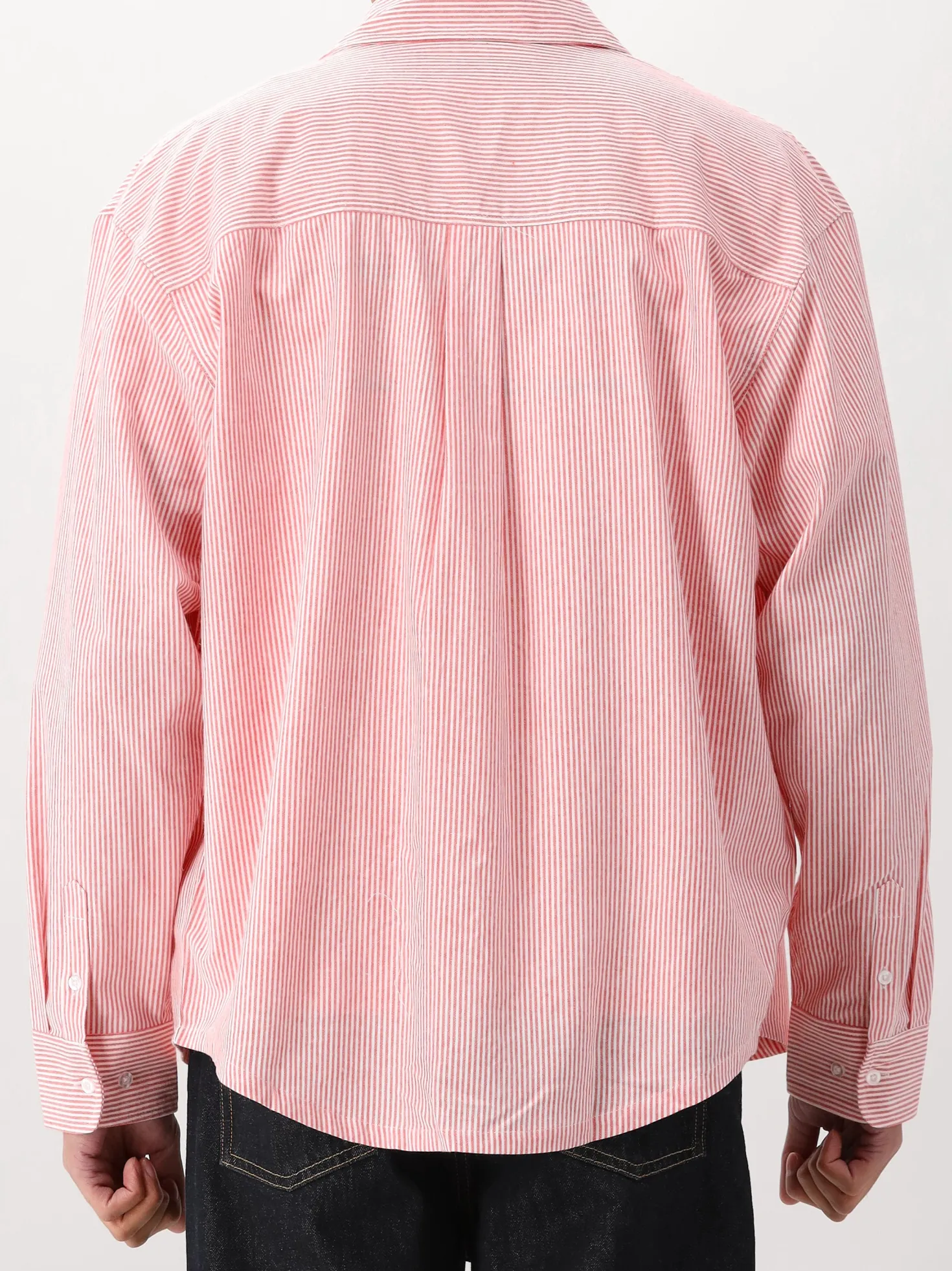 Ølaf Overhemd Roze Stripe Oxford
