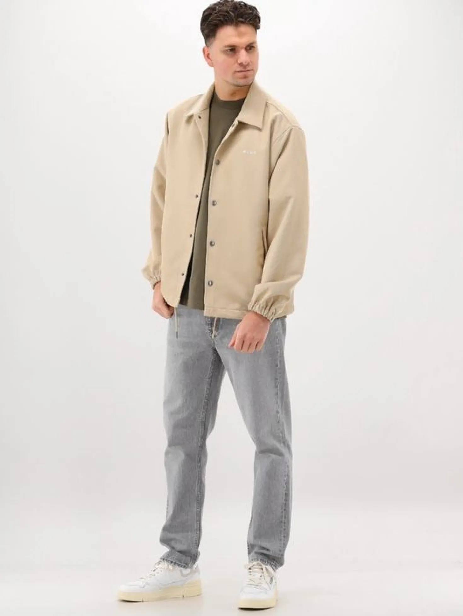 Ølaf Overshirt Beige Coach Jacket