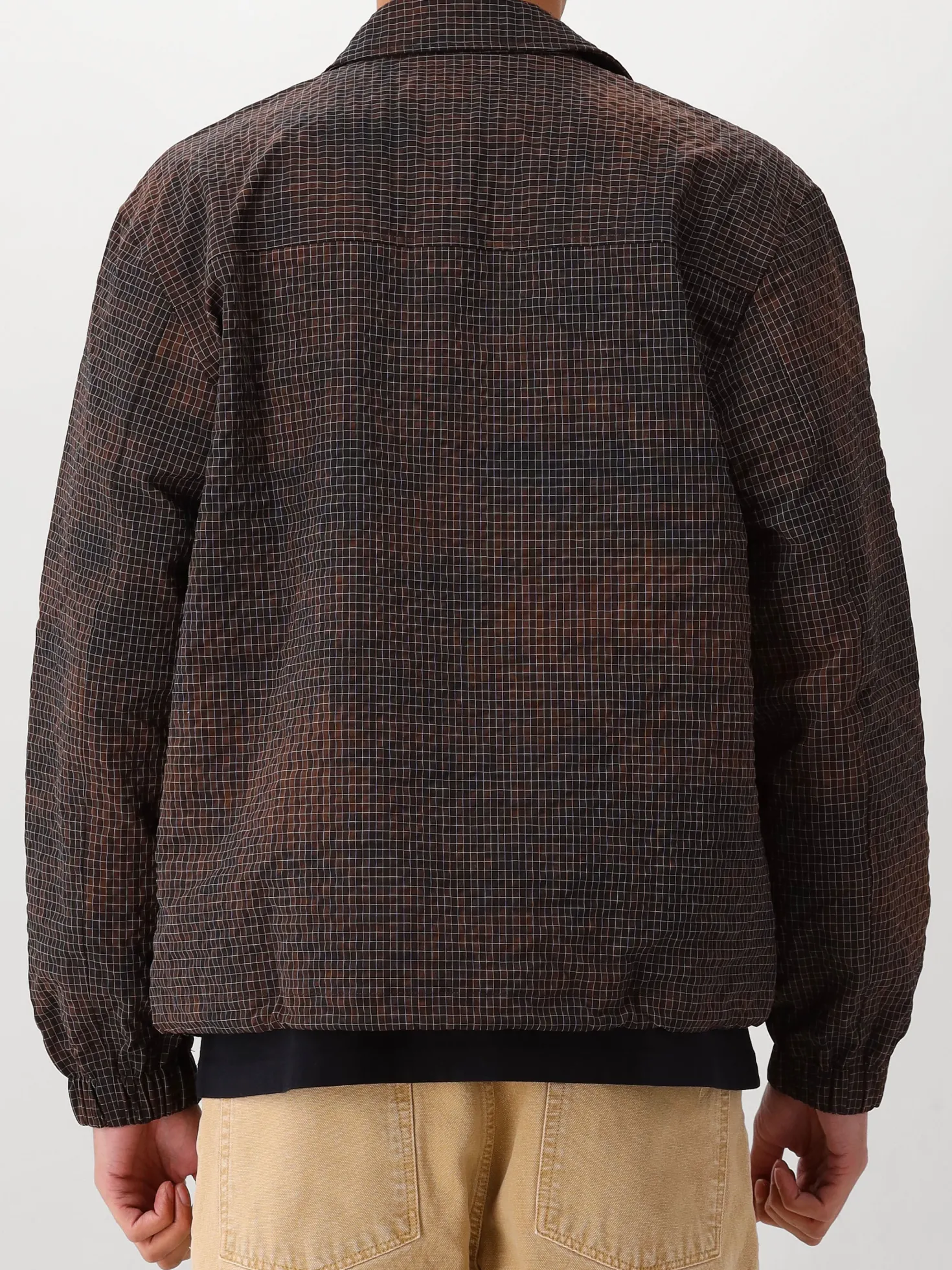 Ølaf Overshirt Bruin Ripstop Coach Jacket