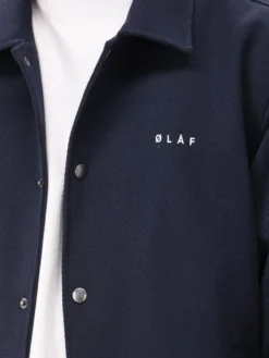 Ølaf Overshirt Donkerblauw Coach Jacket
