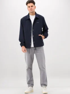 Ølaf Overshirt Donkerblauw Coach Jacket
