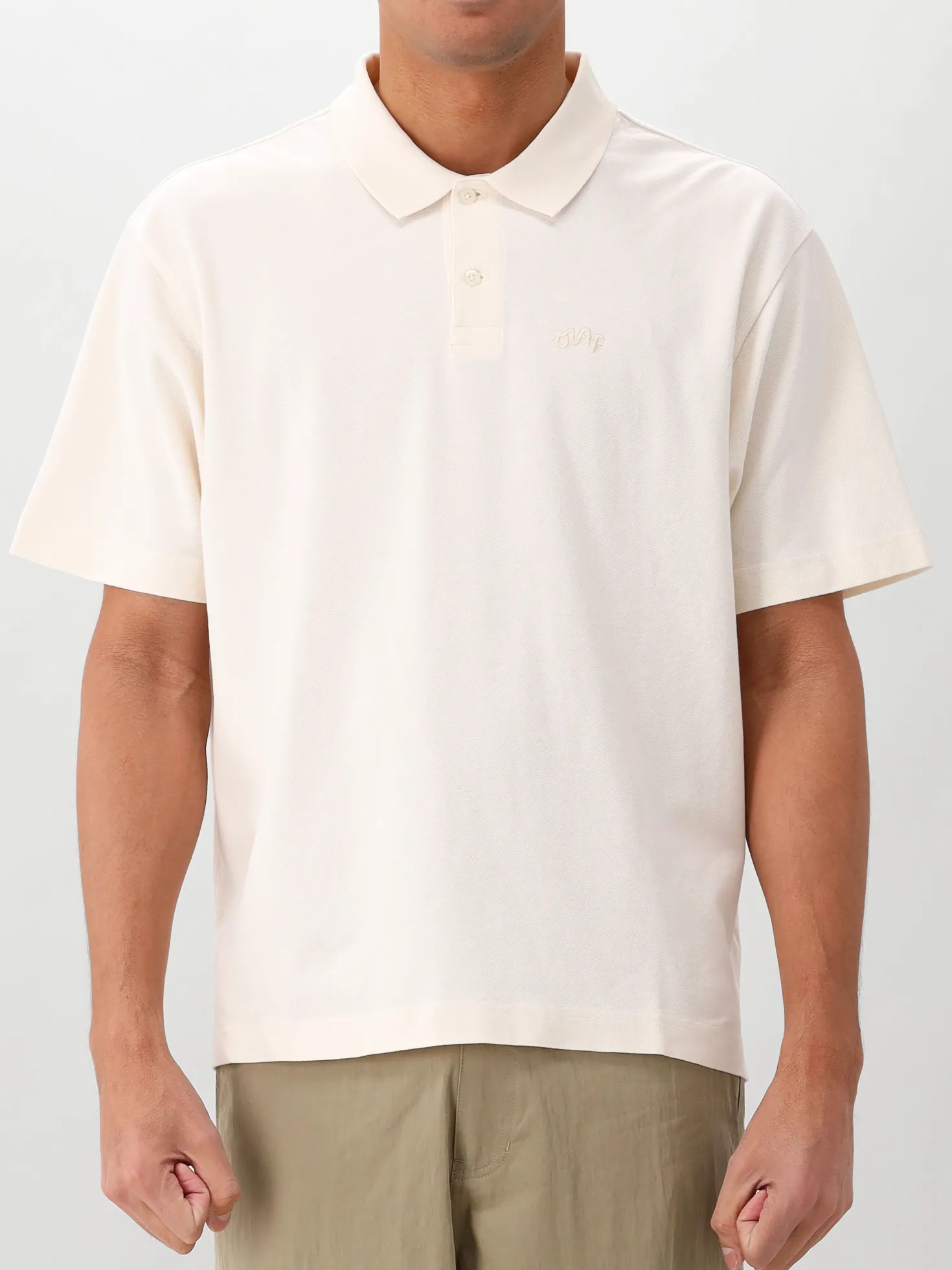Ølaf Polo Beige Signature Pique