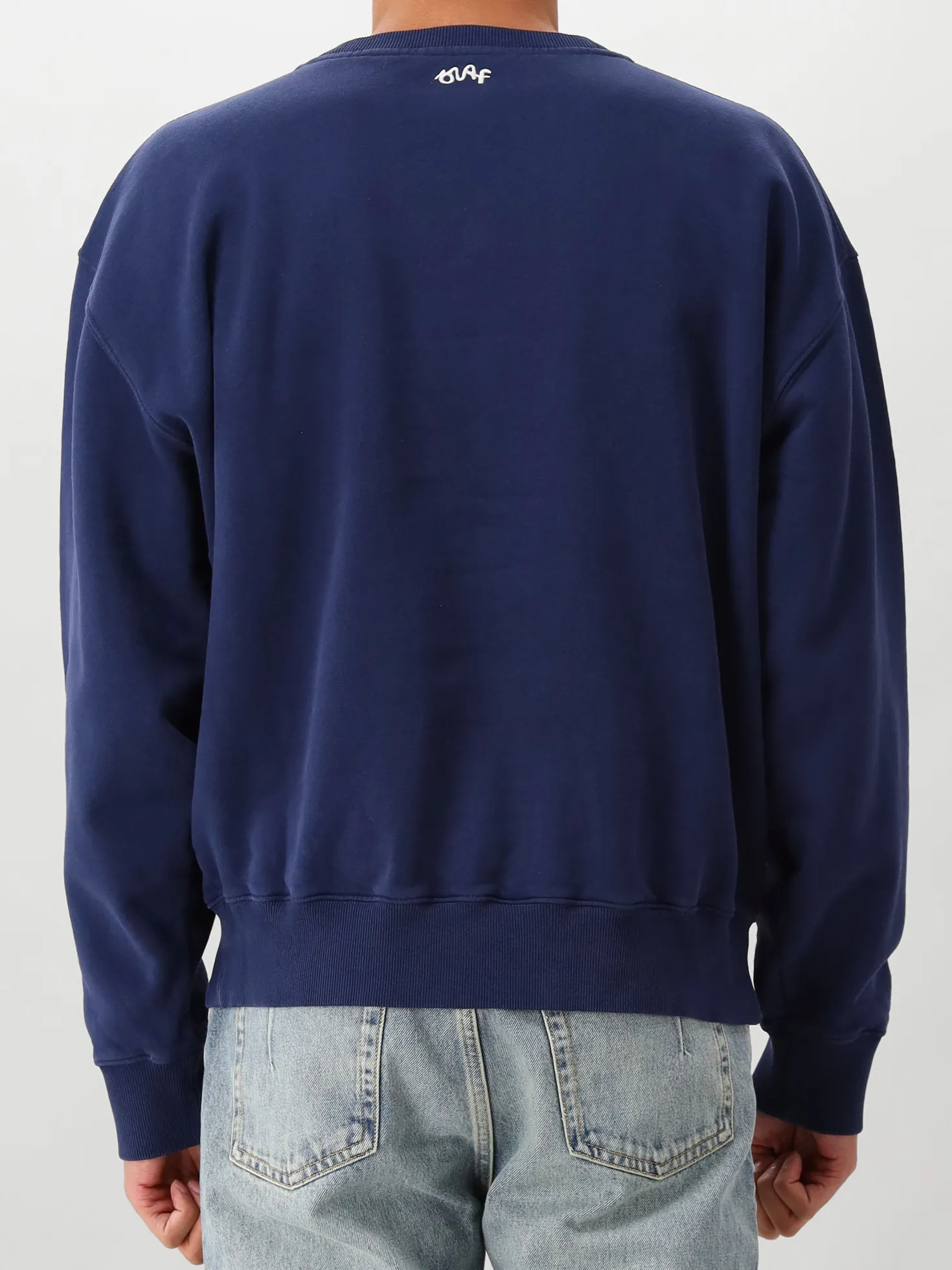 Ølaf Sweater Blauw Script Friends Boxy