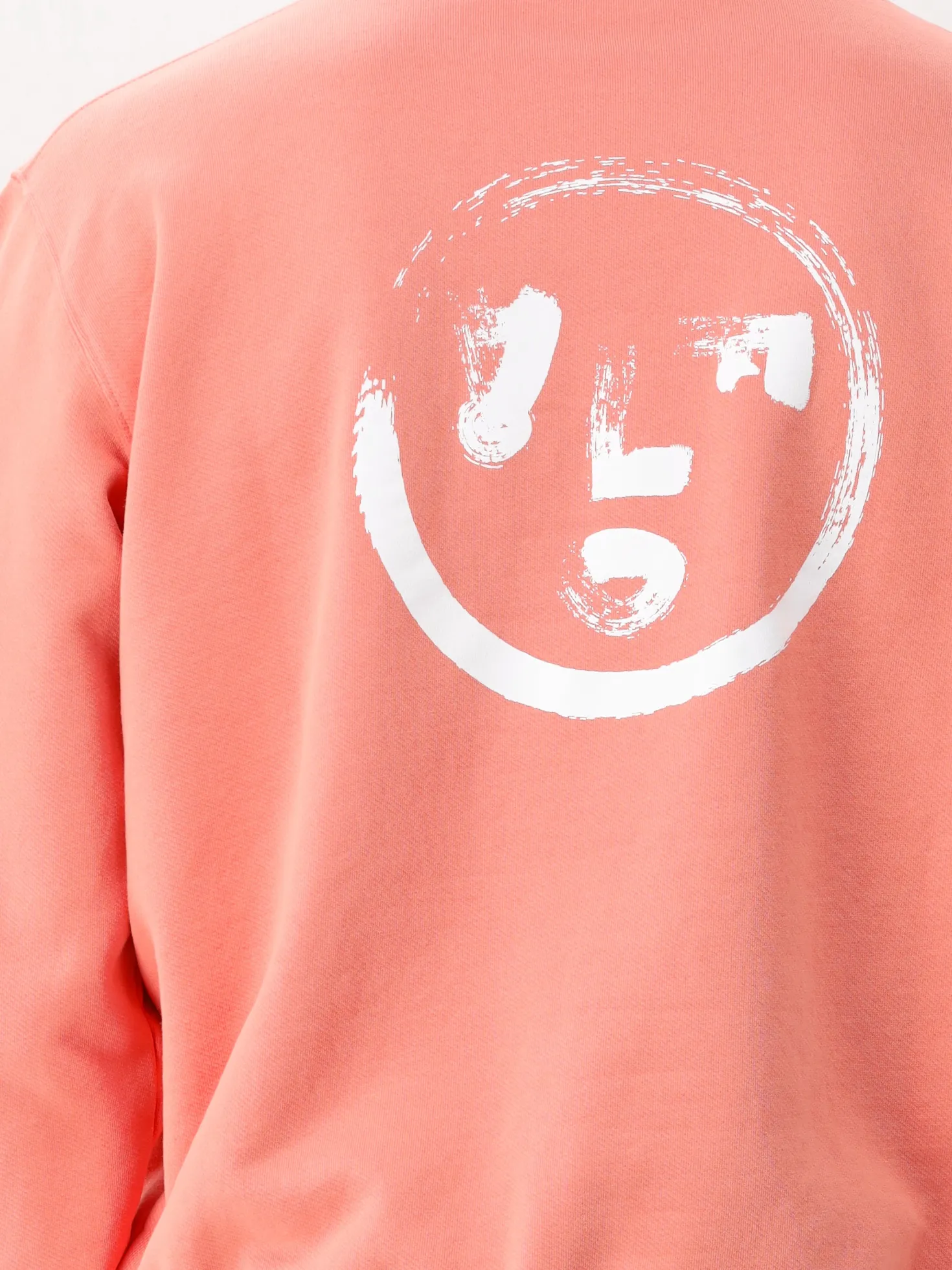 Ølaf Sweater Roze Brushstroke Face