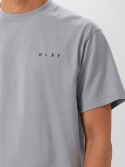 Ølaf T-shirt Grijs Face Tee