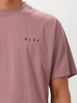 Ølaf T-shirt Roze Paintbrush Graphic