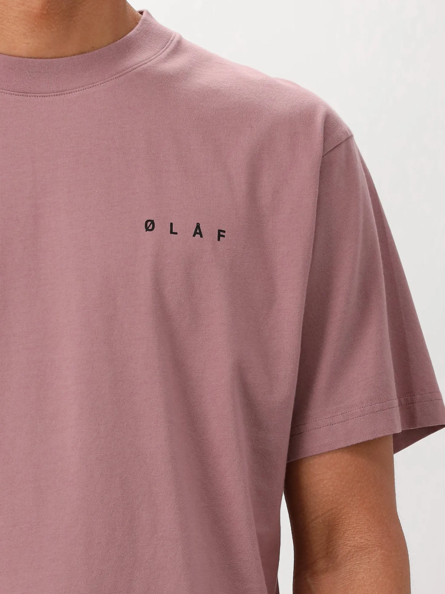 Ølaf T-shirt Roze Paintbrush Graphic