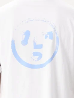 Ølaf T-shirt Wit Brushstroke Face Tee