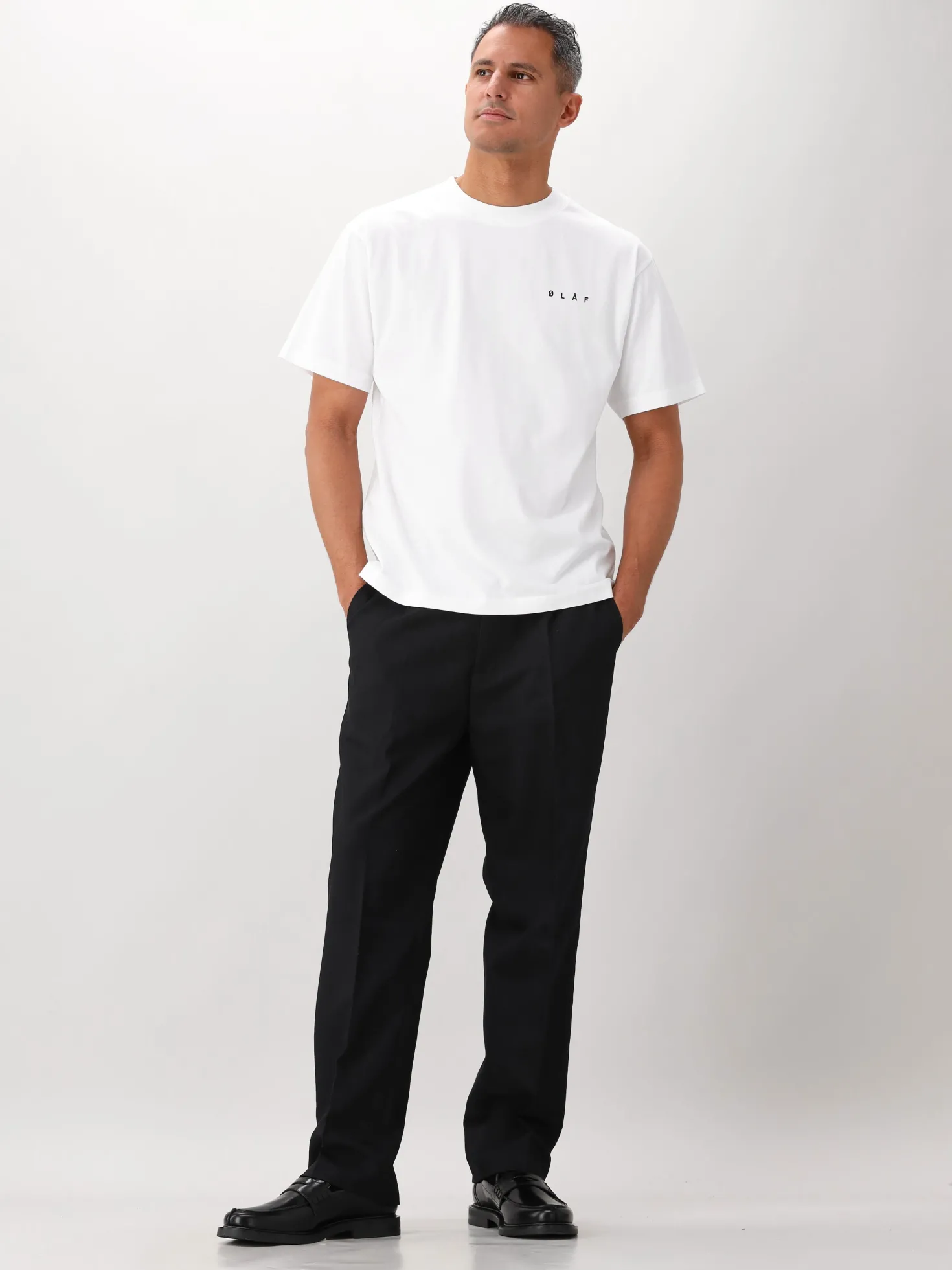 Ølaf T-shirt Wit Taped Easel SS