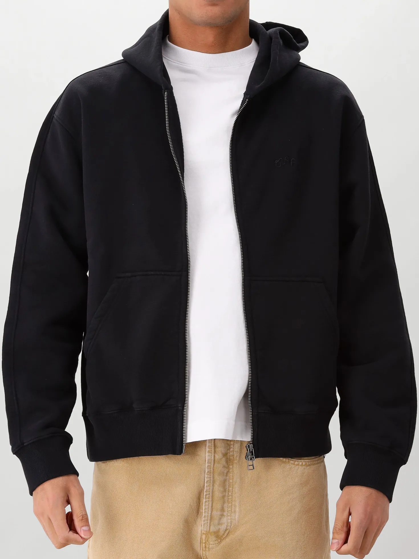 Ølaf Vest Zwart Signature Zip