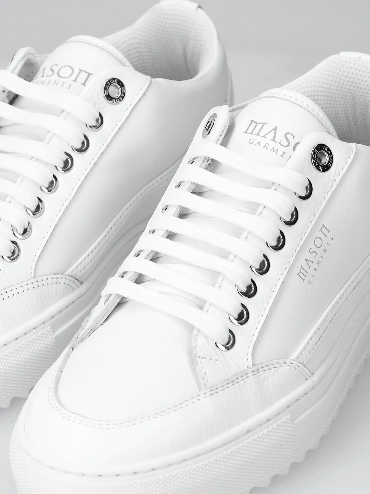 Mason Garments Sneakers Wit Tia Bicolore 4A