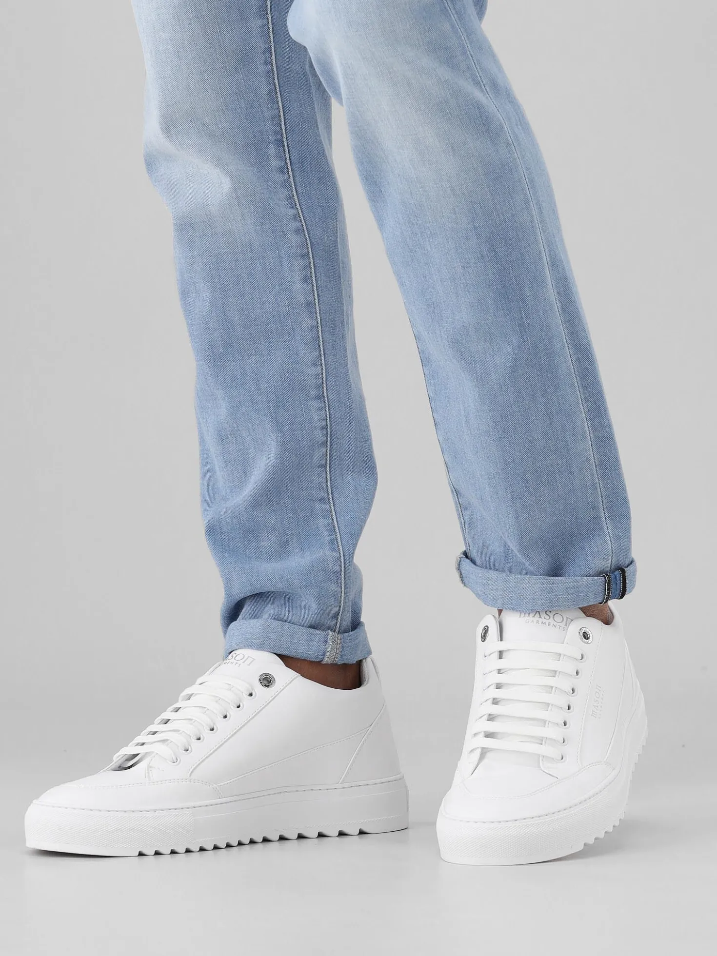 Mason Garments Sneakers Wit Tia Nuovo ESS-1F