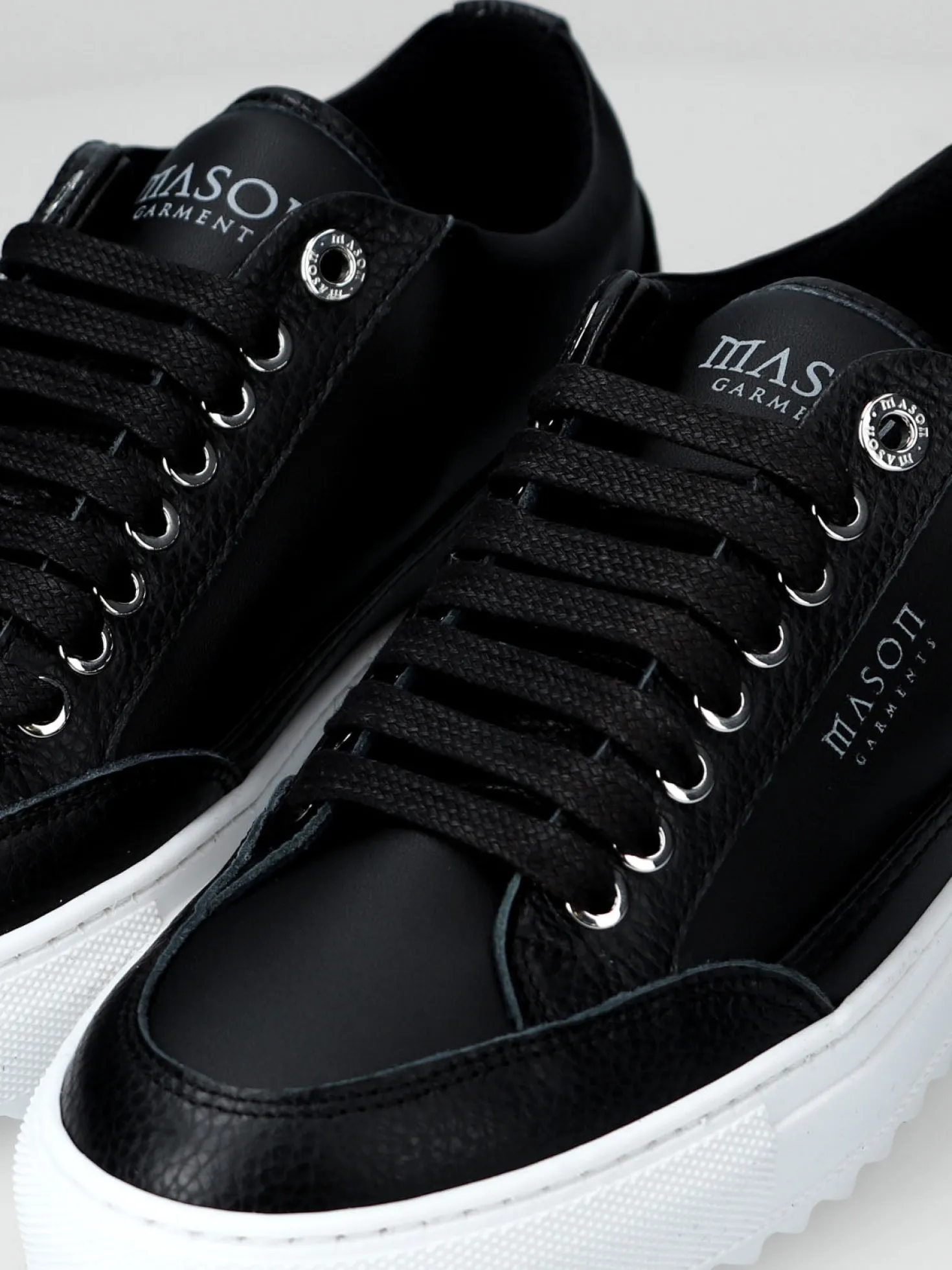 Mason Garments Sneakers Zwart Tia Bicolore 4C