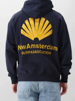 New Amsterdam Hoodie Blauw Logo