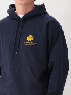 New Amsterdam Hoodie Blauw Logo