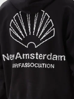 New Amsterdam Hoodie Zwart Logo
