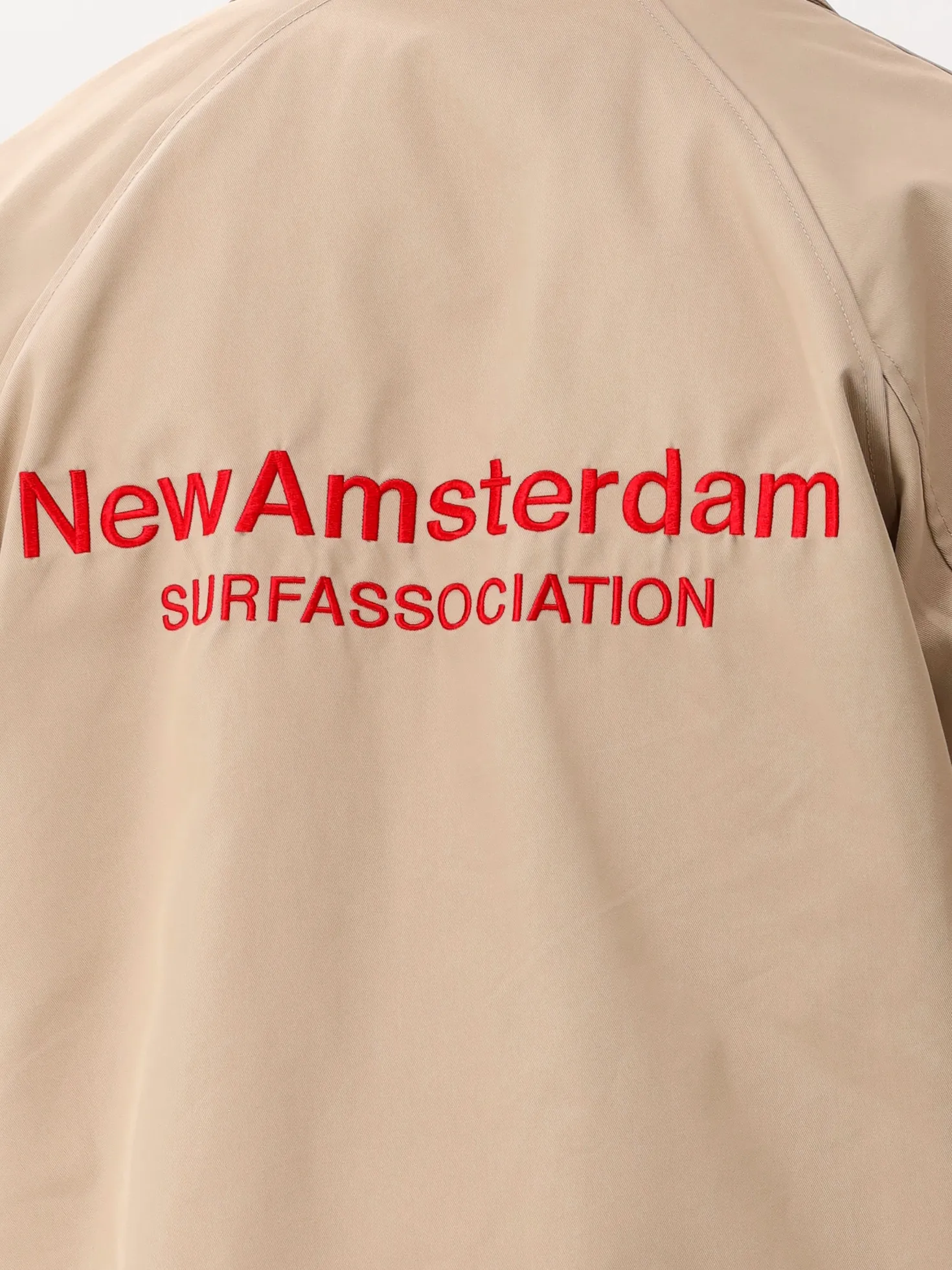 New Amsterdam Overshirt Beige Coach Jacket Sand