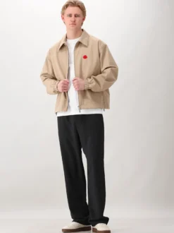 New Amsterdam Overshirt Beige Coach Jacket Sand