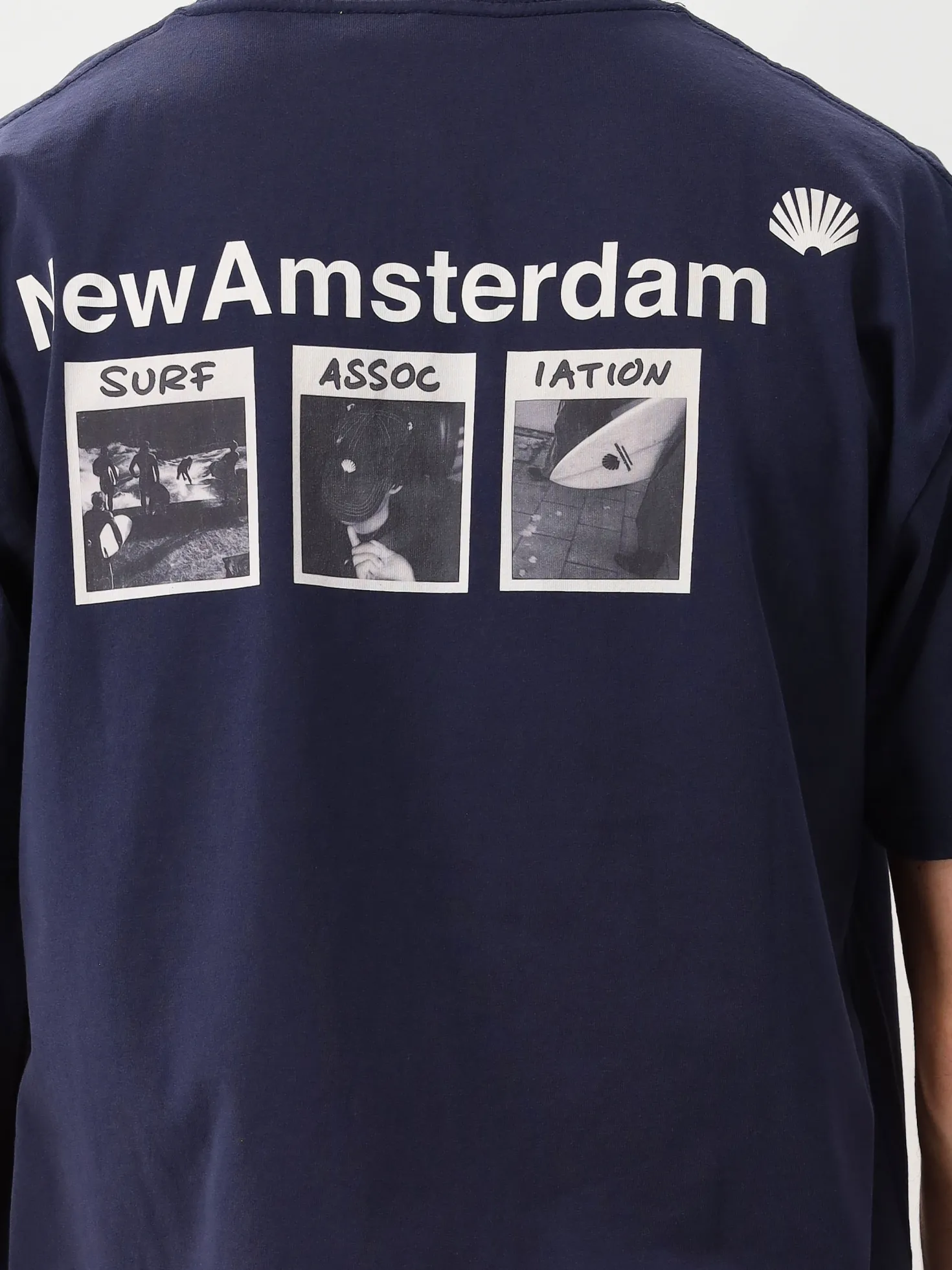 New Amsterdam T-Shirt Blauw Photo