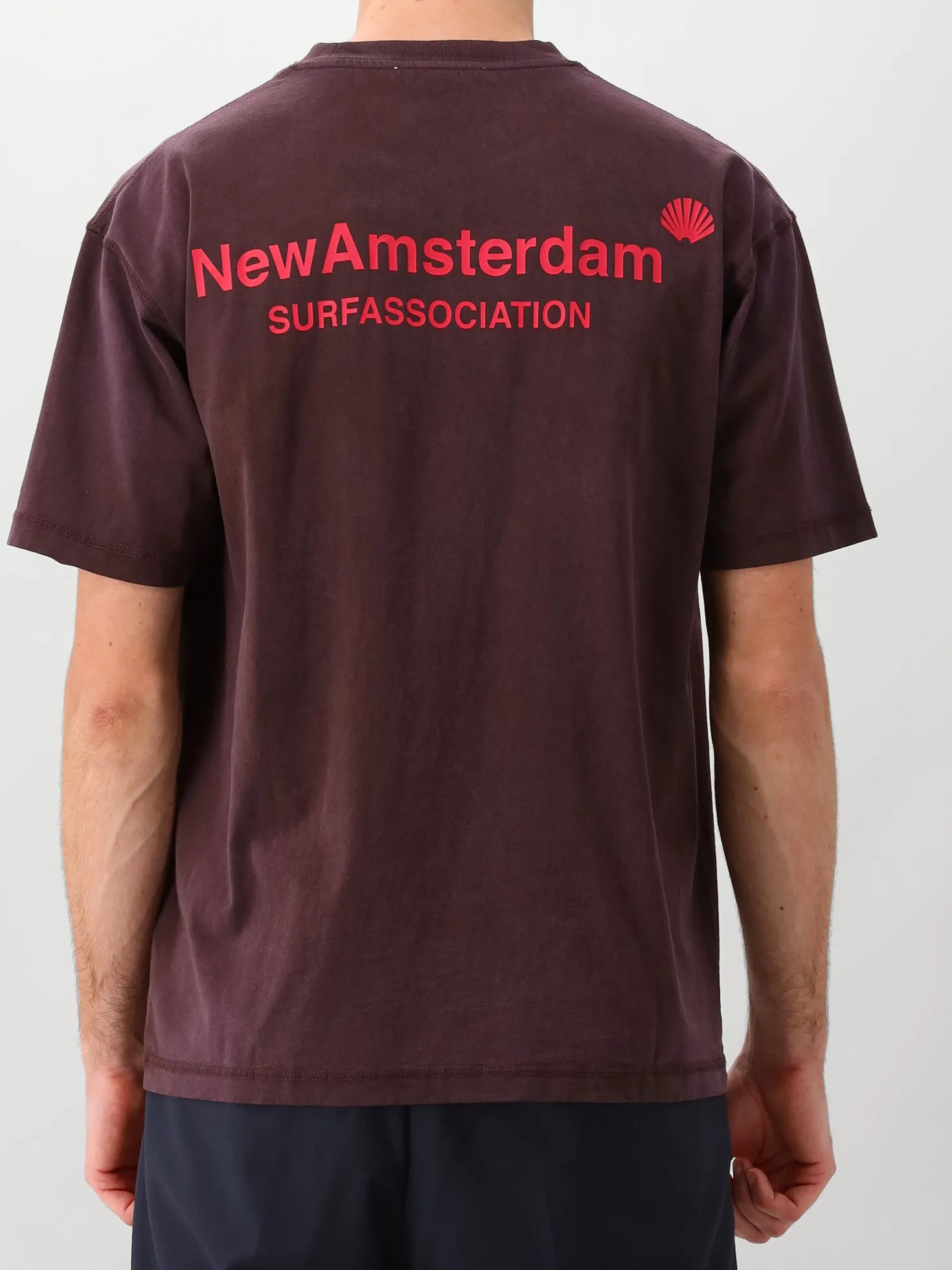 New Amsterdam T-Shirt Bordeaux Logo