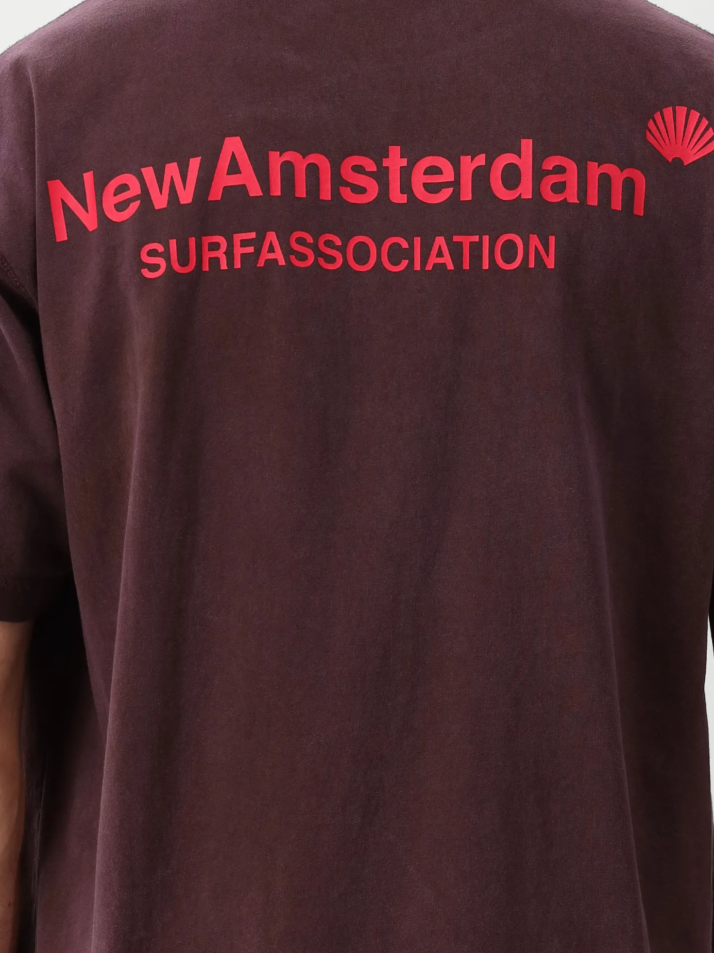 New Amsterdam T-Shirt Bordeaux Logo