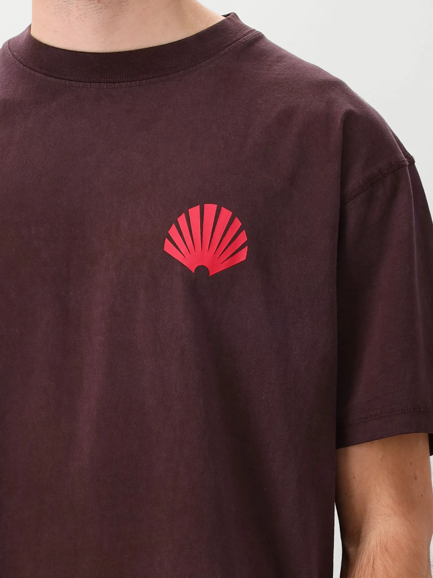 New Amsterdam T-Shirt Bordeaux Logo