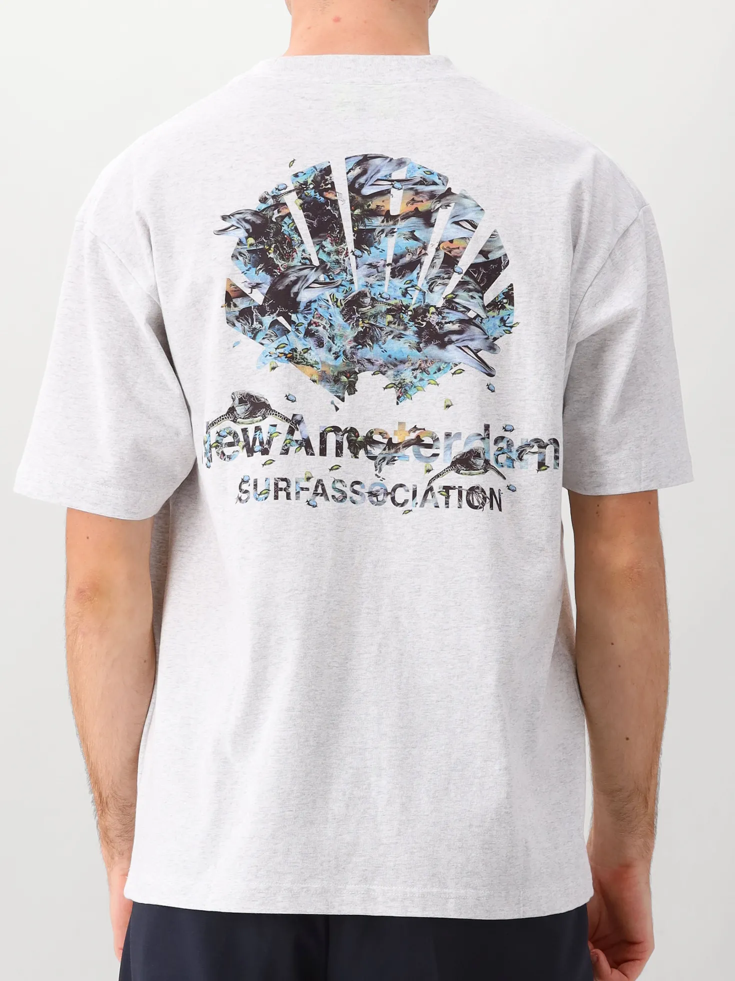 New Amsterdam T-Shirt Grijs Dophin Ash