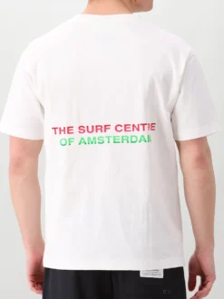 New Amsterdam T-shirt Wit Surf Centre Tee