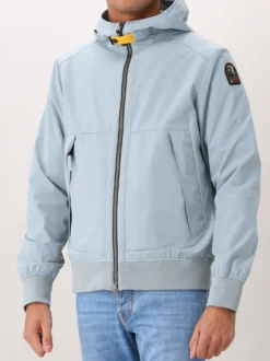 Parajumpers Softshell Jas Blauw Abner Steel Blue