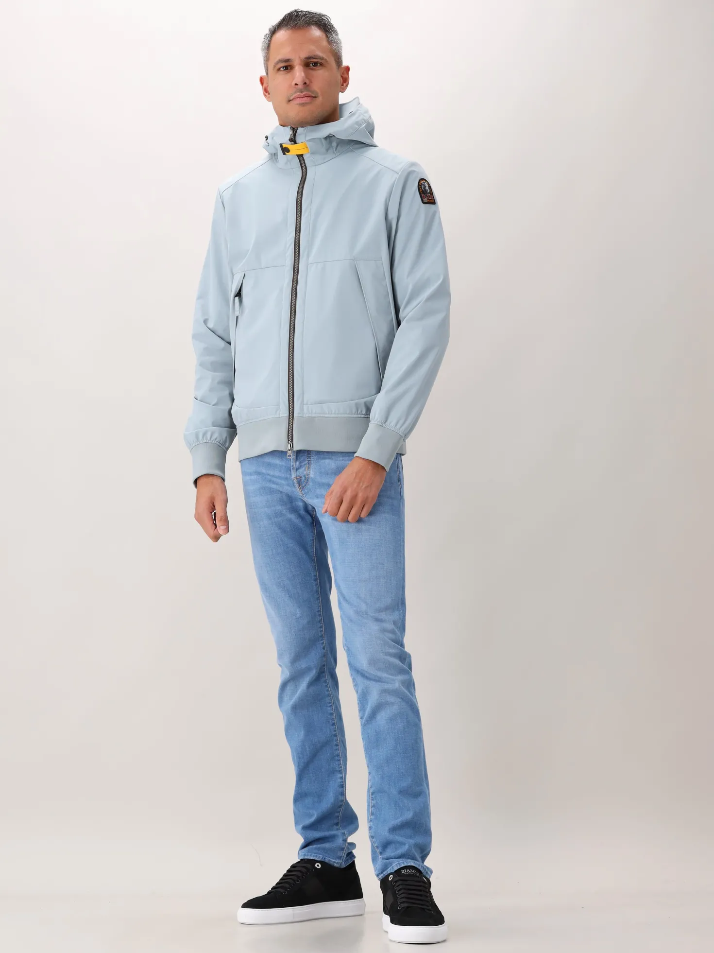Parajumpers Softshell Jas Blauw Abner Steel Blue